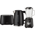 Elektra Kettle, Toaster and Blender Breakfast Set - Black