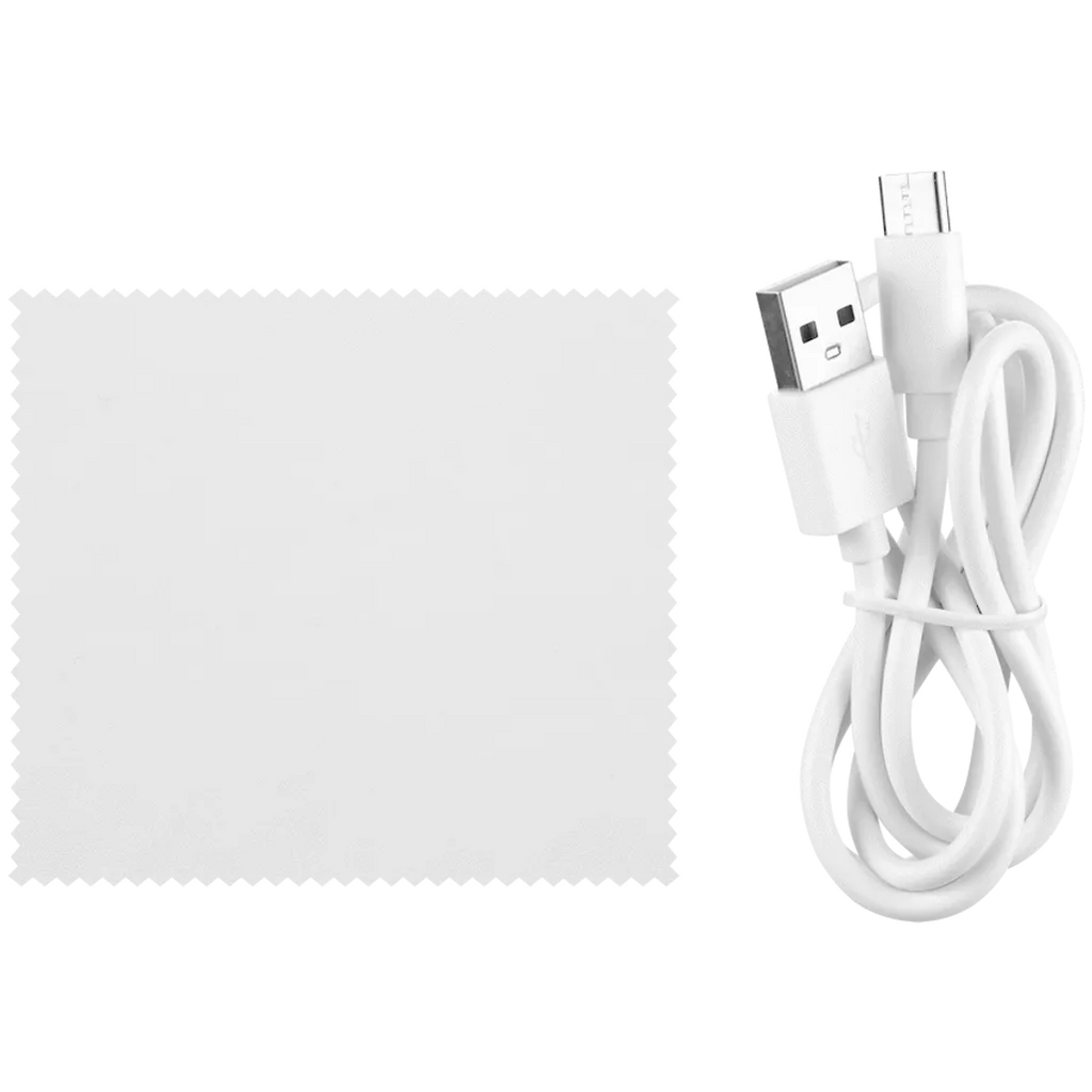 ZEN JestSet Series Portable Handheld LED Mirror - White