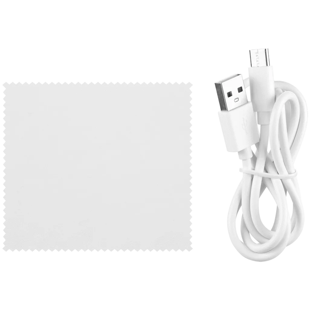 ZEN JestSet Series Portable Handheld LED Mirror - White