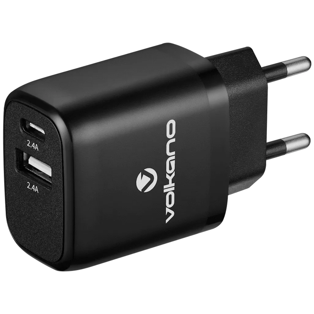 Volkano On the Go USB Plus Type-C Wall Charger