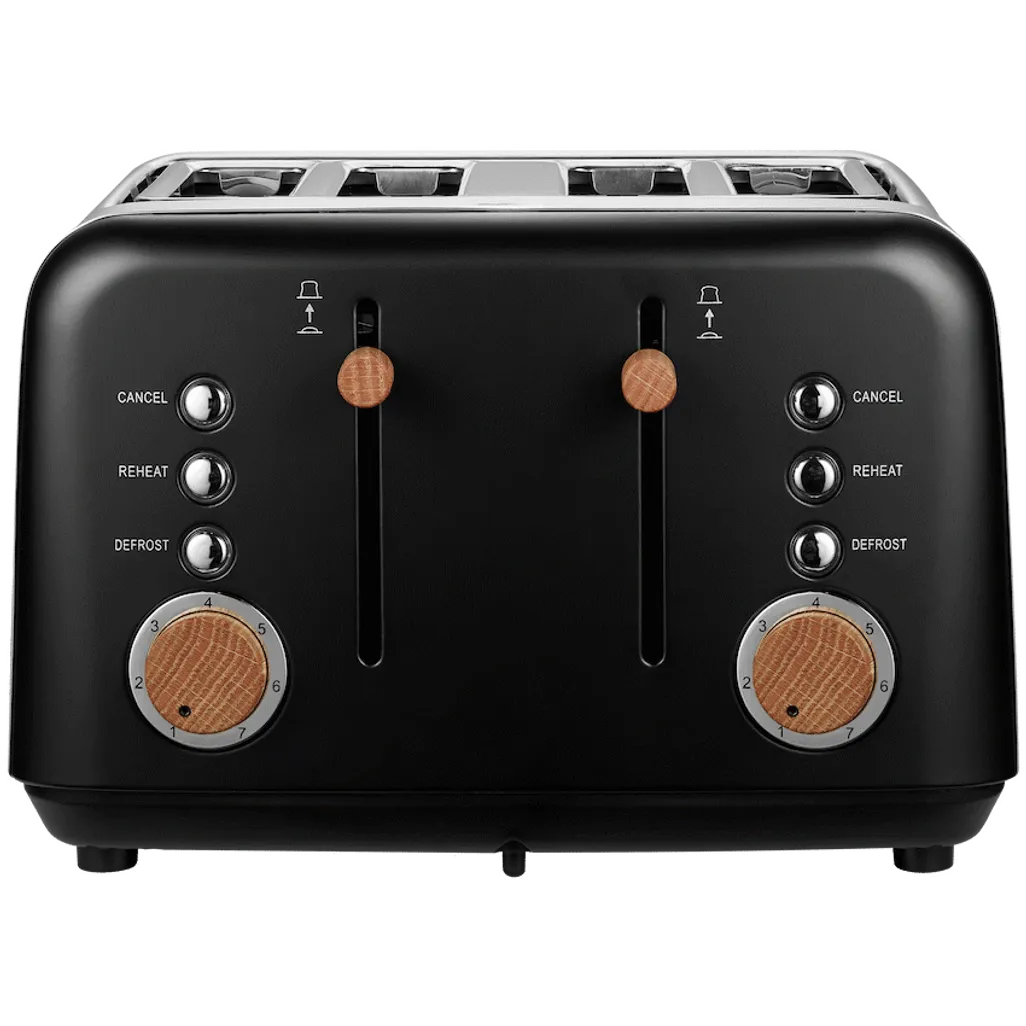 Boden Stark Anson Collection 4-Slice Stainless Steel Toaster