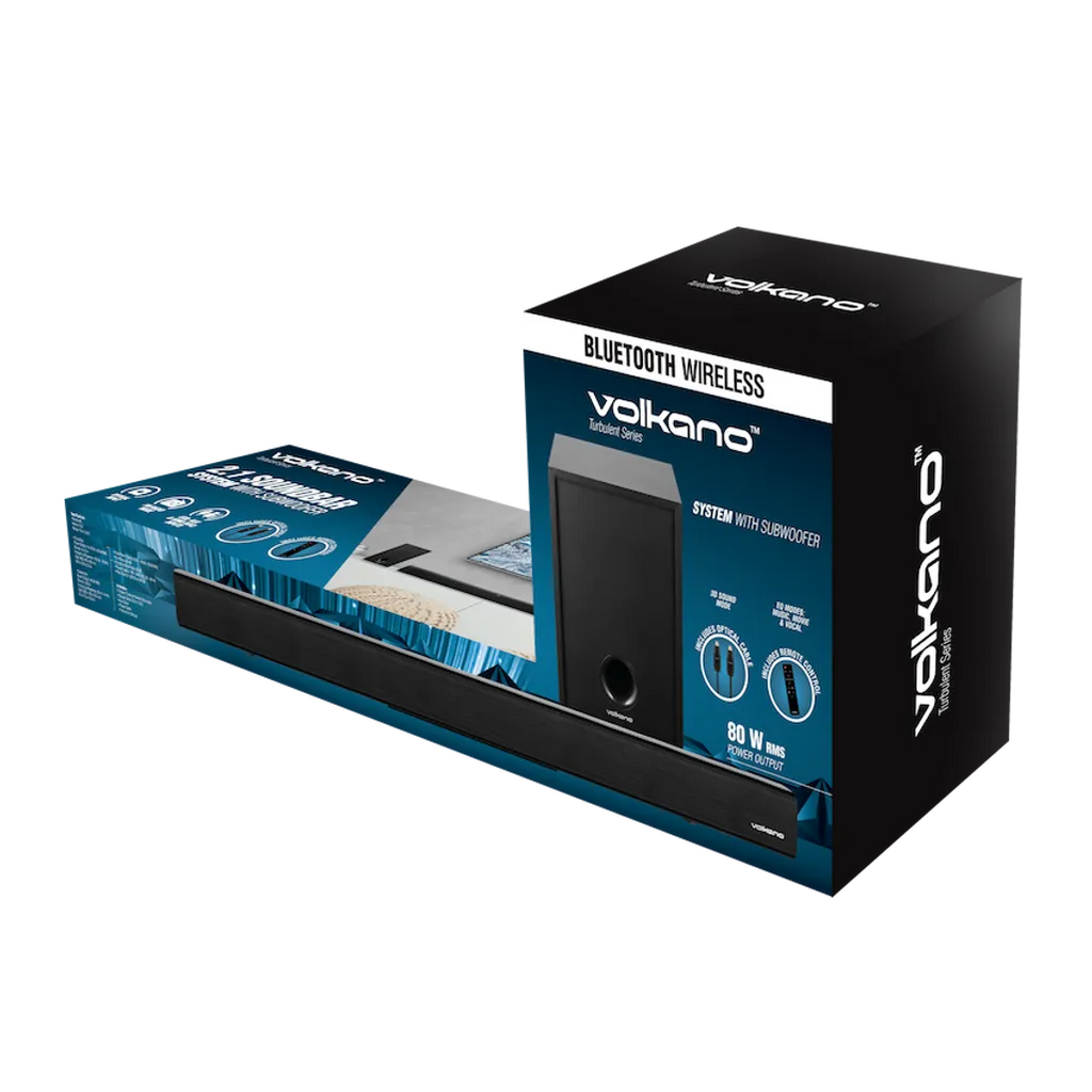 Volkano Turbulent Series 80w 2.1 Soundbar