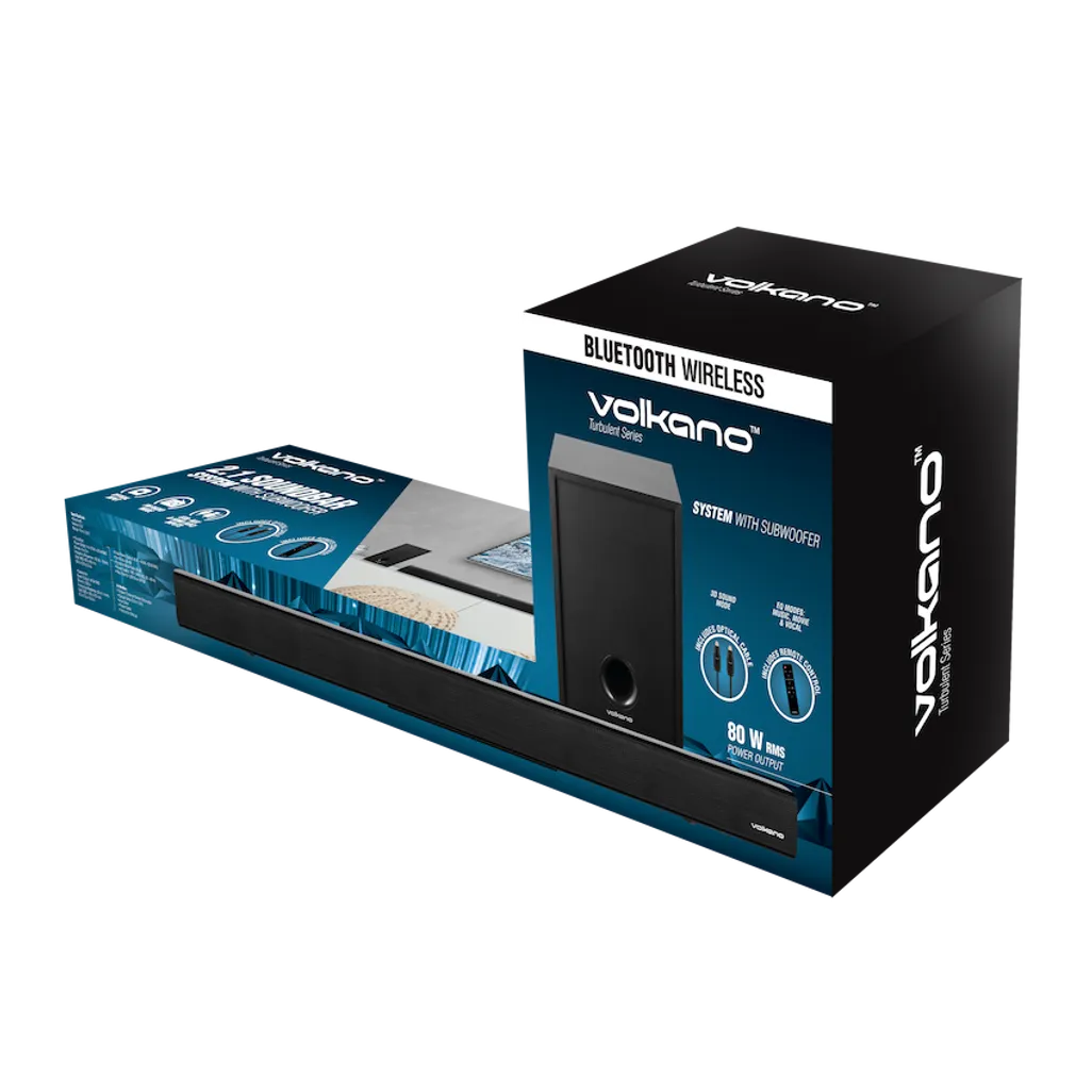 Volkano Turbulent Series 80w 2.1 Soundbar