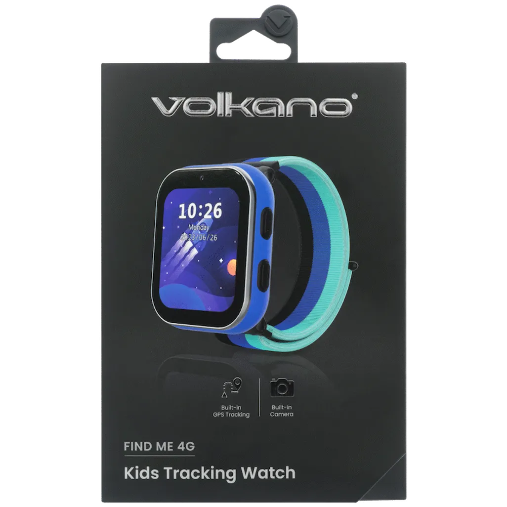Volkano Find Me 4G Series GPS Tracking Watch with Camera - Unisex