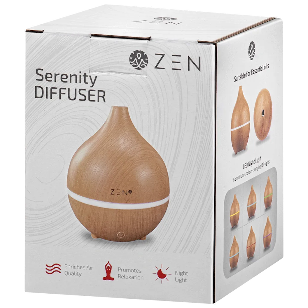 Zen Serenity Diffuser - Light Wood