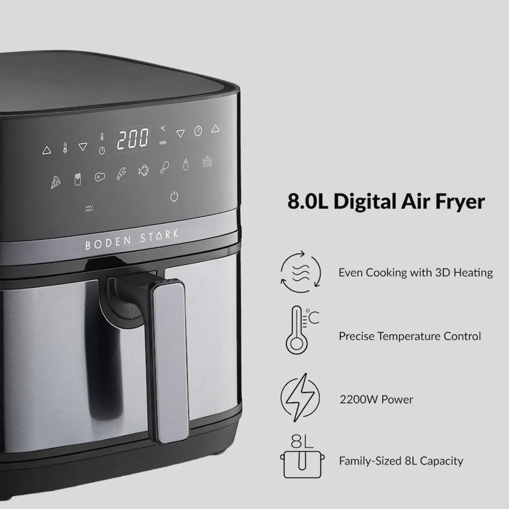 Boden Stark 8.0l Digital Air Fryer