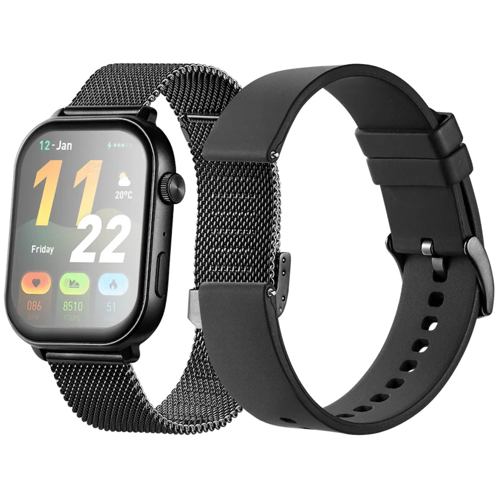 Volkano Trinity Series Smartwatch with Metal Mesh Strap