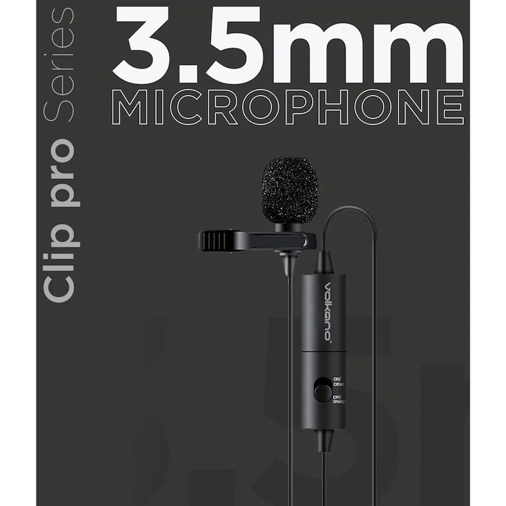 Volkano Clip Pro Series 3.5mm Microphone