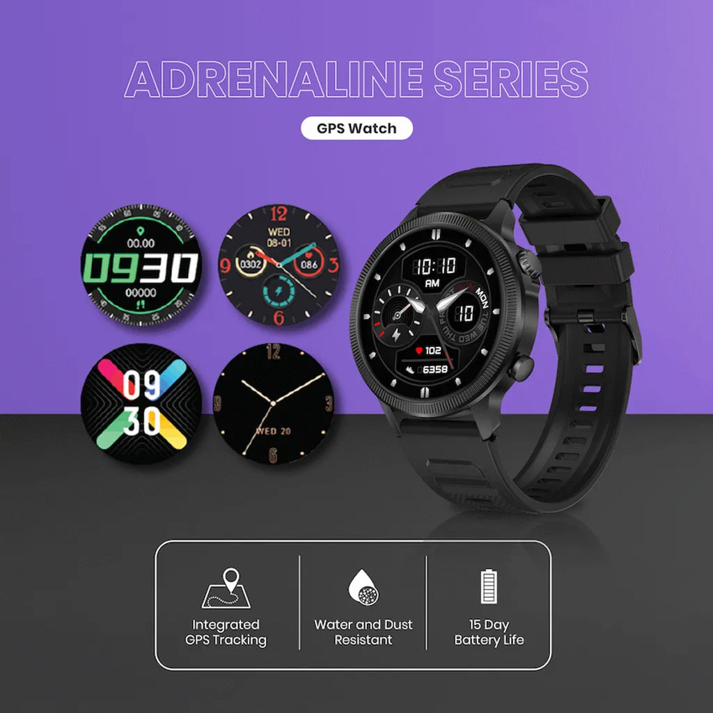 Volkano Active Tech Adrenaline Series GPS Watch with Heart Rate