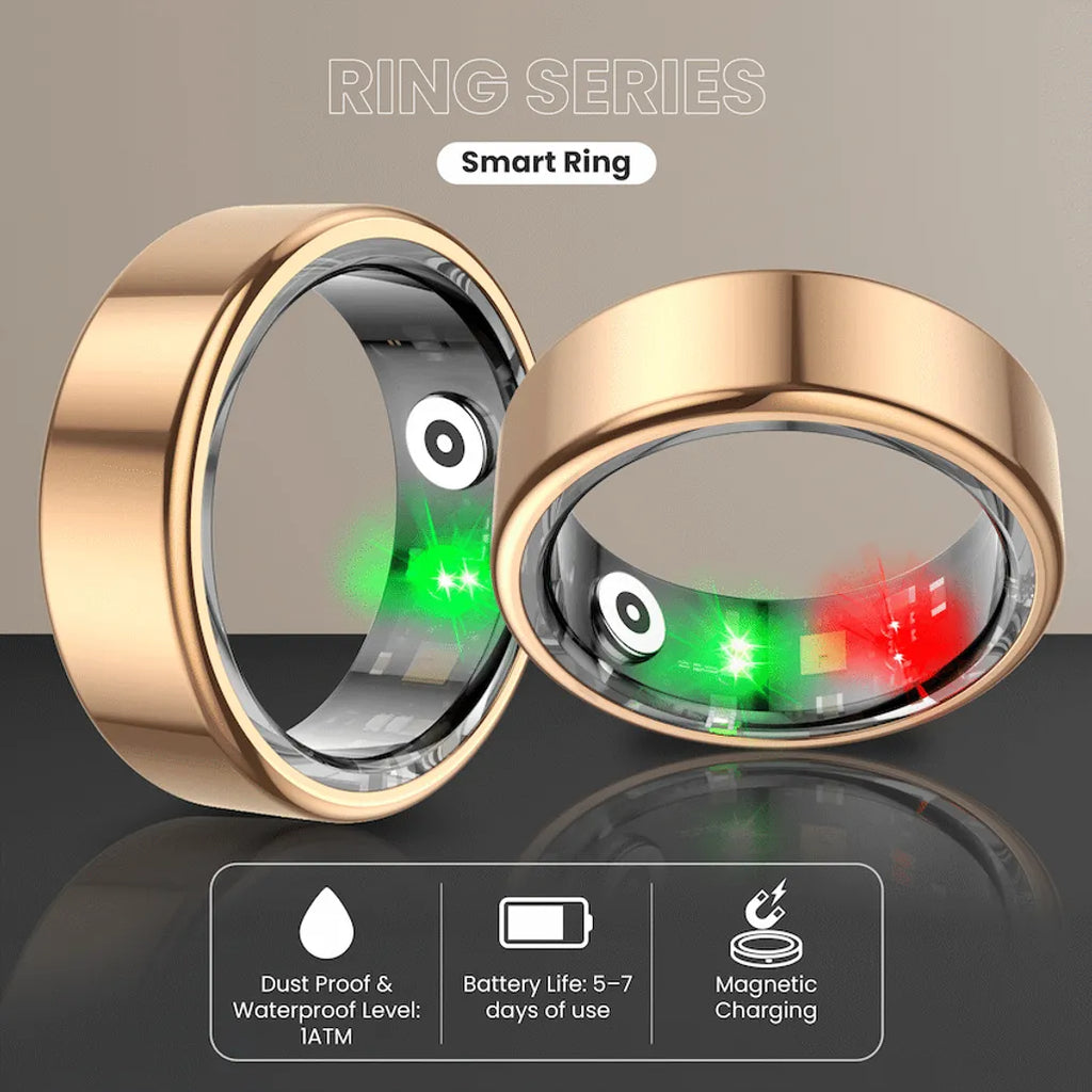 Volkano Ring Series Smart Ring with Charging Case - 19.1mm