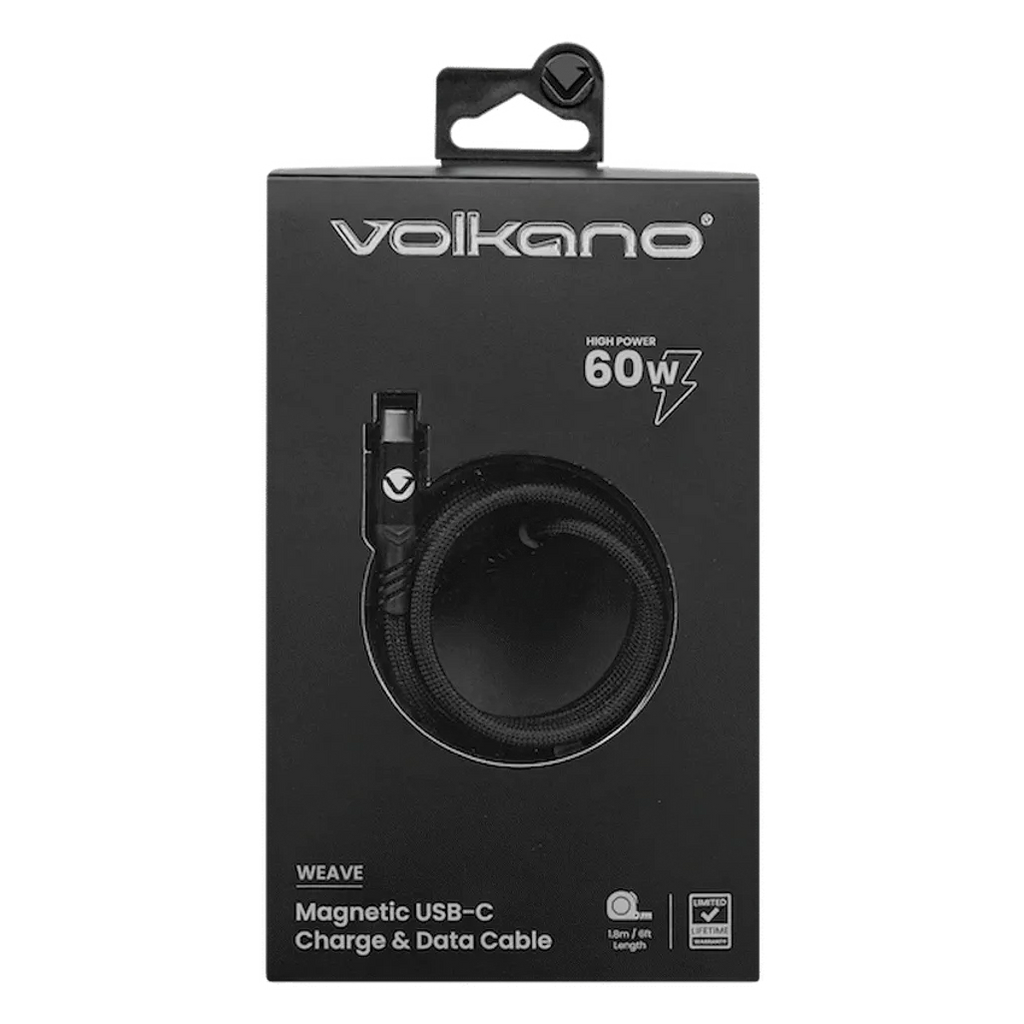 Volkano Weave Series 60w Magnetic Type-C Cable