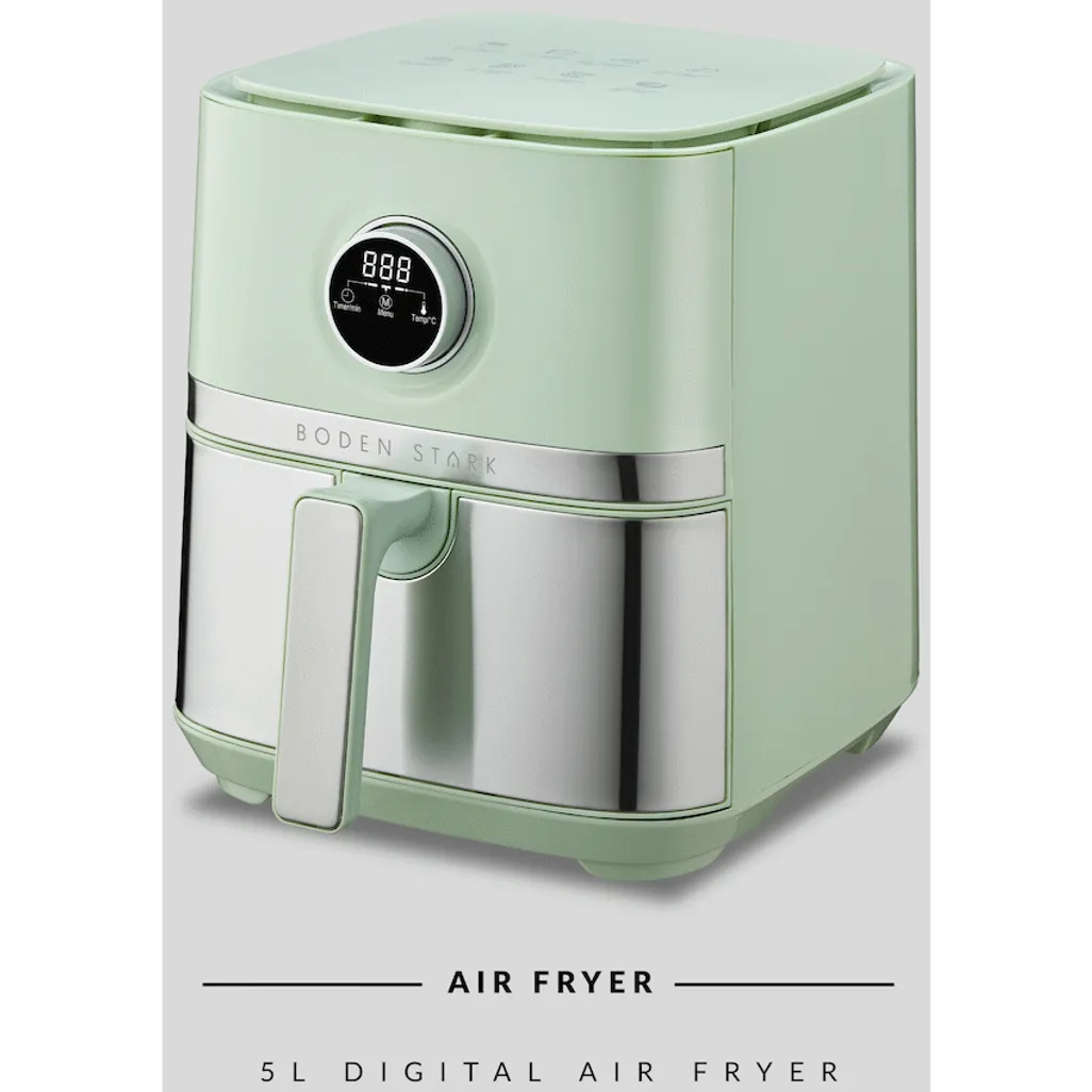 Boden Stark 5.0L Digital Air Fryer Green