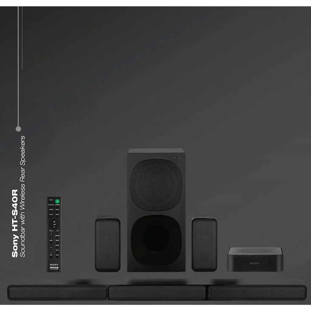 Sony HT-S40R 600w 5.1ch Soundbar with Wireless Rear Speakers