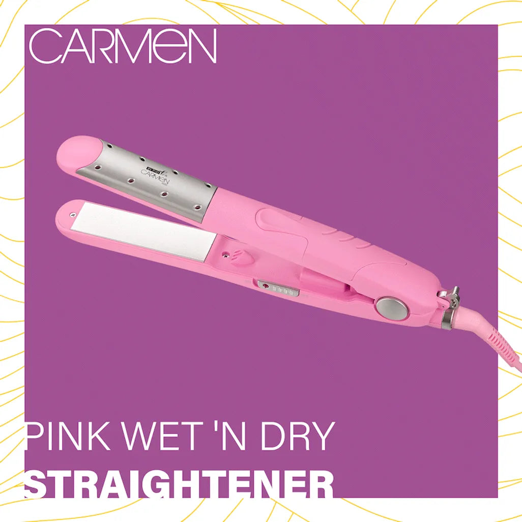 Carmen Pink Wet 'n Dry Straightener