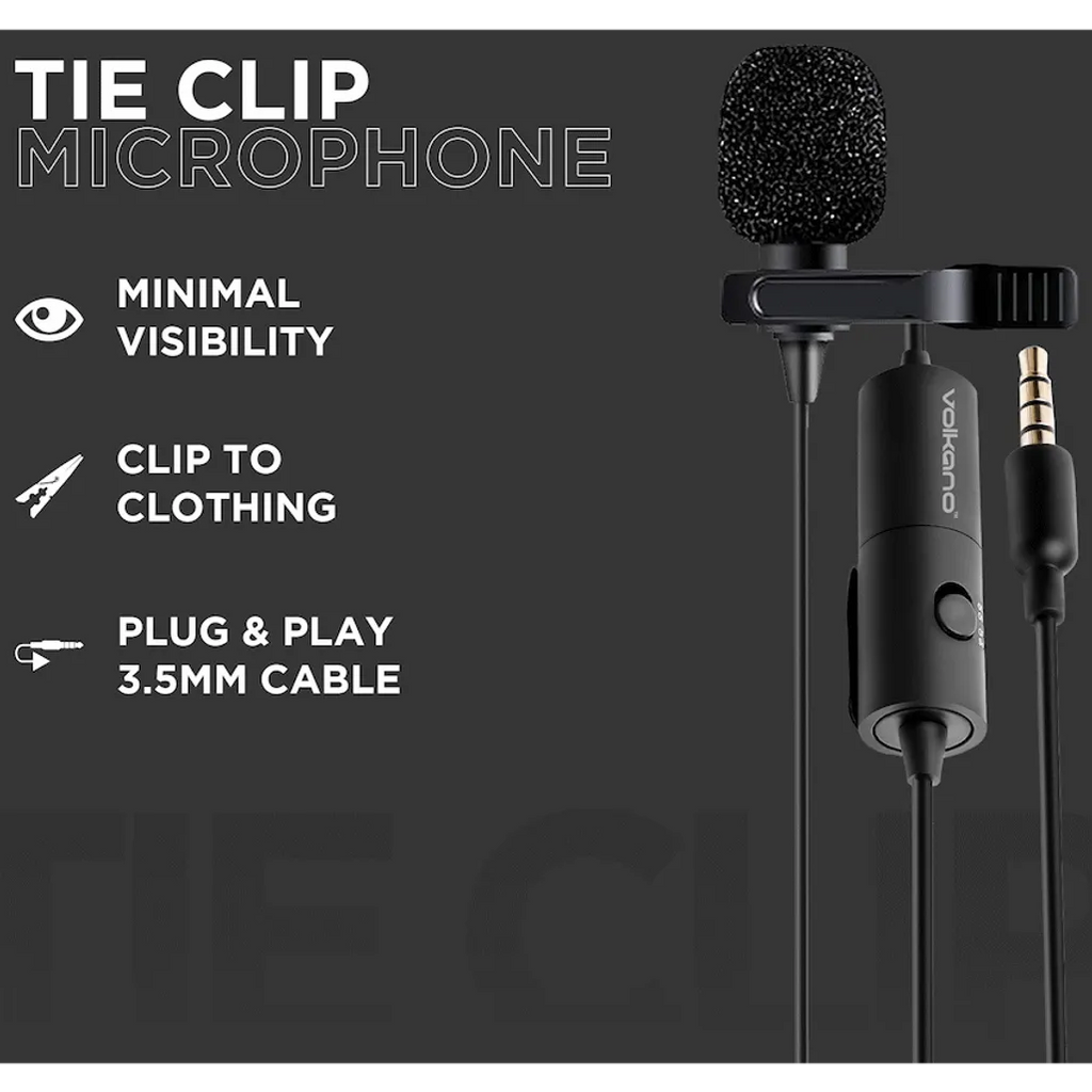 Volkano Clip Pro Series 3.5mm Microphone