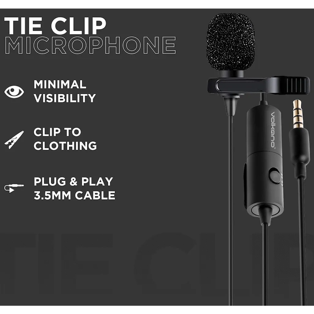 Volkano Clip Pro Series 3.5mm Microphone