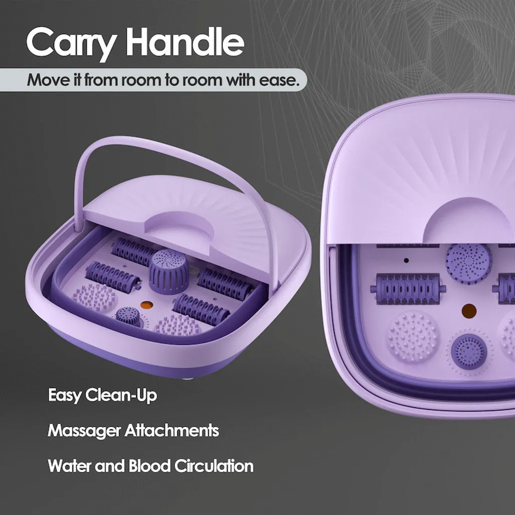 Elektra Folding Foot Spa Purple