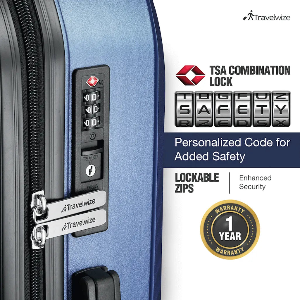 Travelwize Quartz PP 66cm 4-Wheels Spinner Luggage