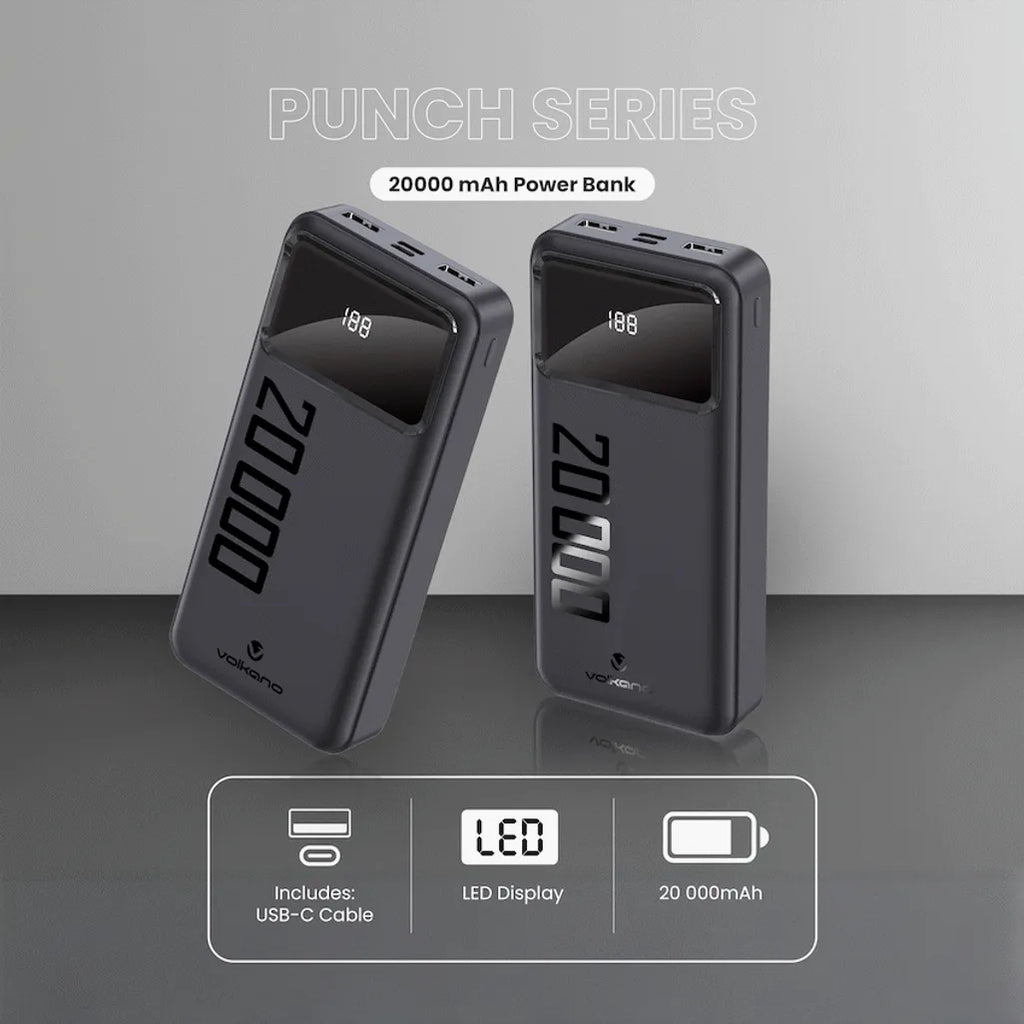 Volkano Punch Series 20000mah Power Bank