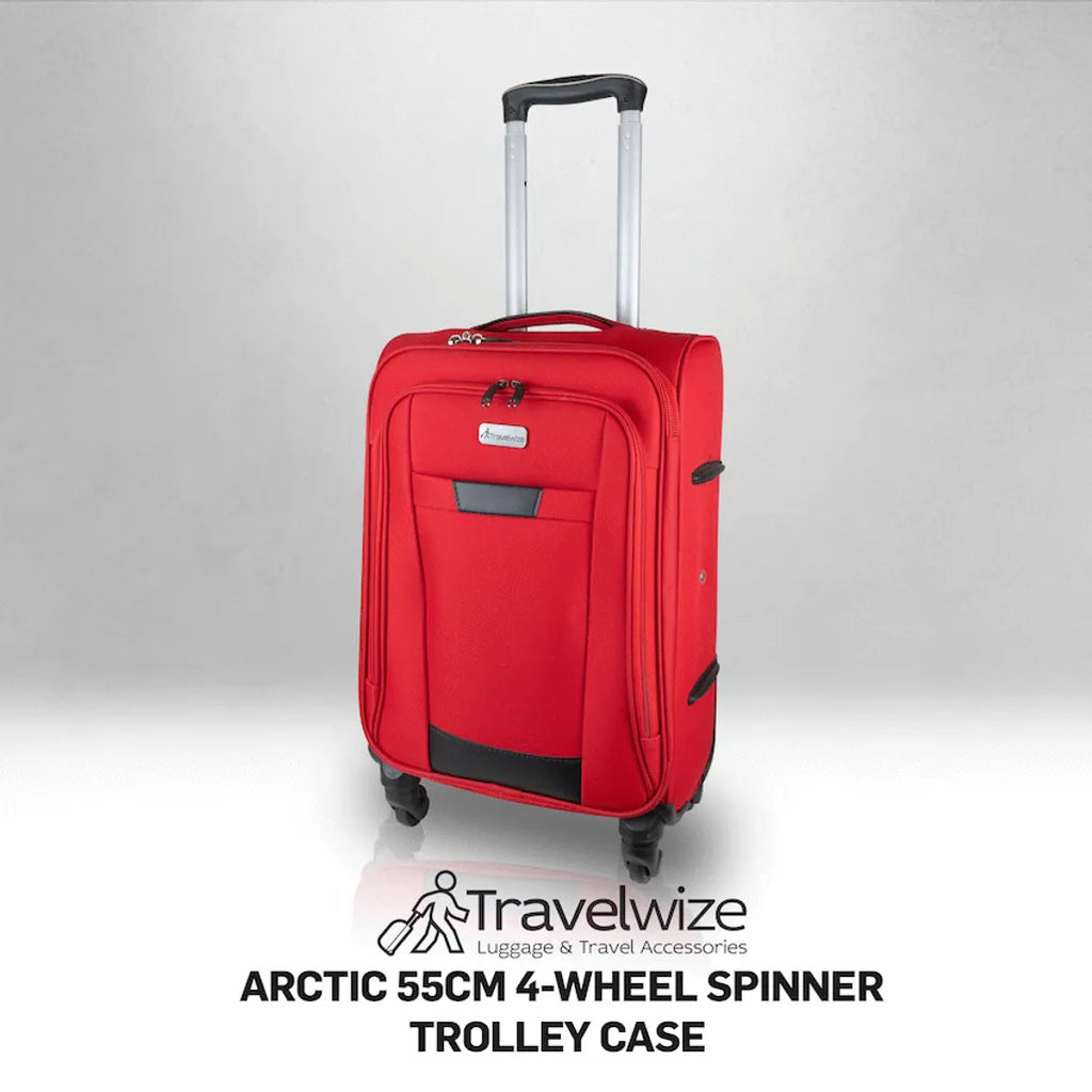 Travelwize Arctic 55cm 4-Wheel Spinner Trolley Case