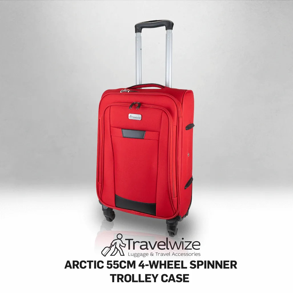 Travelwize Arctic 55cm 4-Wheel Spinner Trolley Case