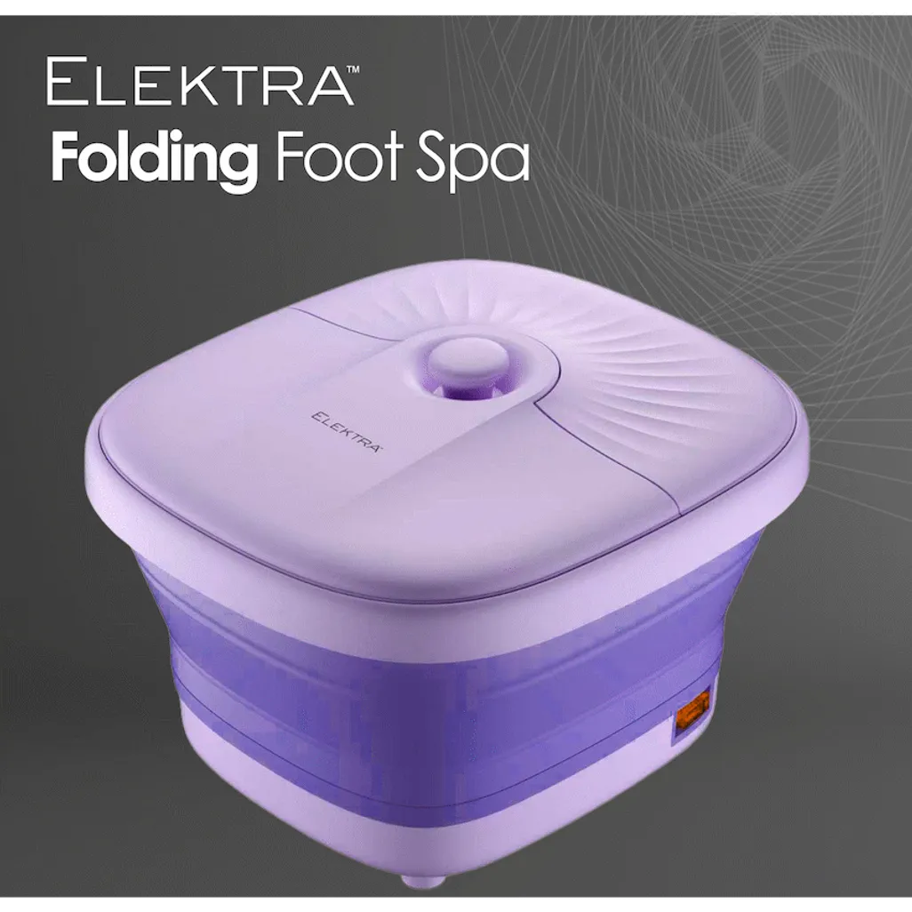 Elektra Folding Foot Spa Purple
