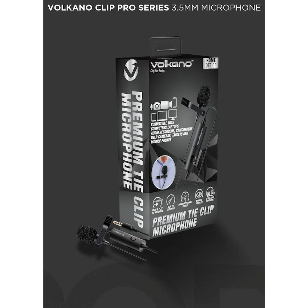 Volkano Clip Pro Series 3.5mm Microphone