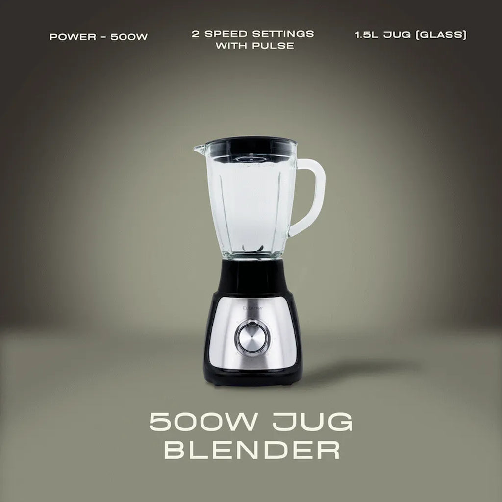 Elektra - 500w 1.5l Jug Blender (Glass Jug)
