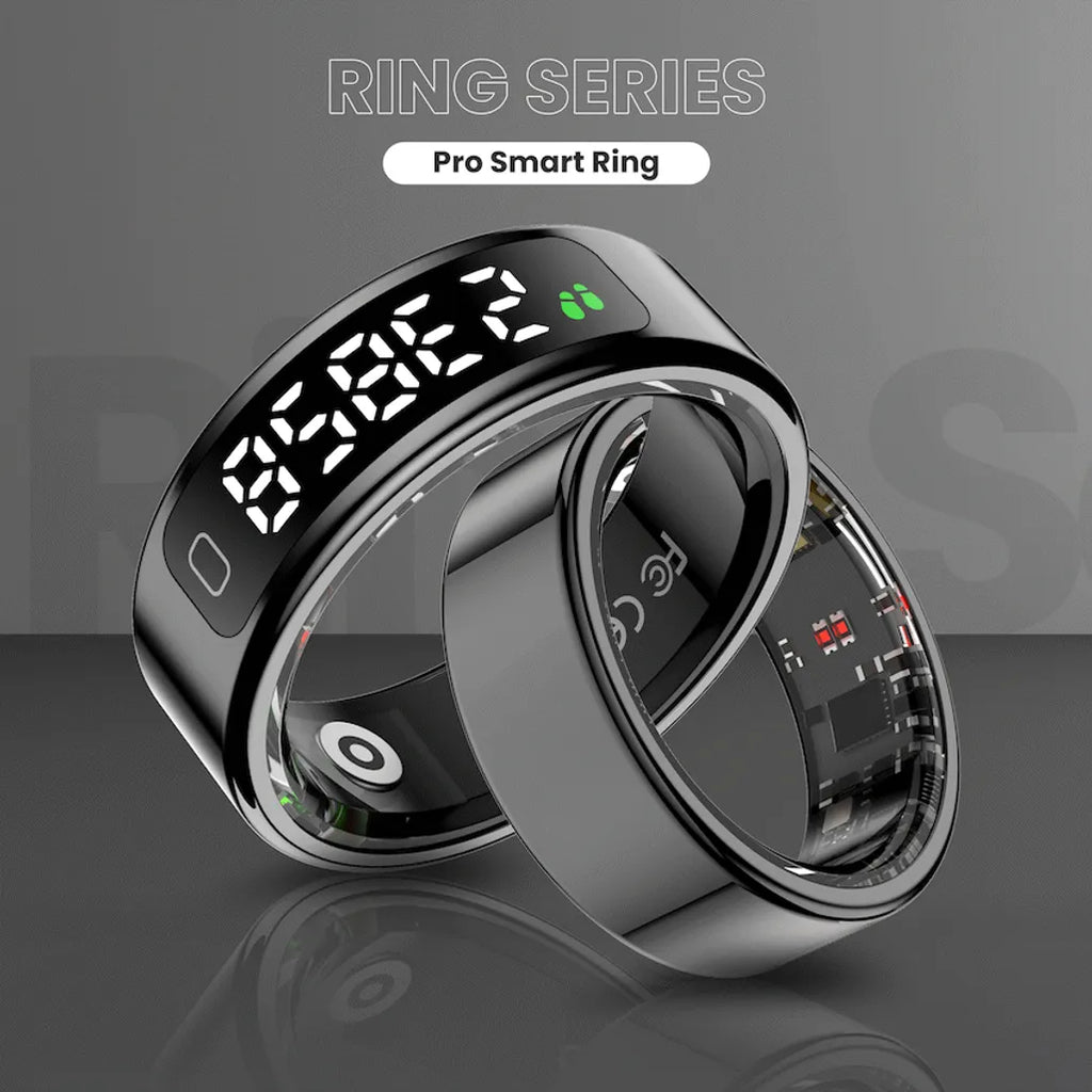Volkano Ring Series Ring Pro Smart Ring with Charging Case - 18.2mm