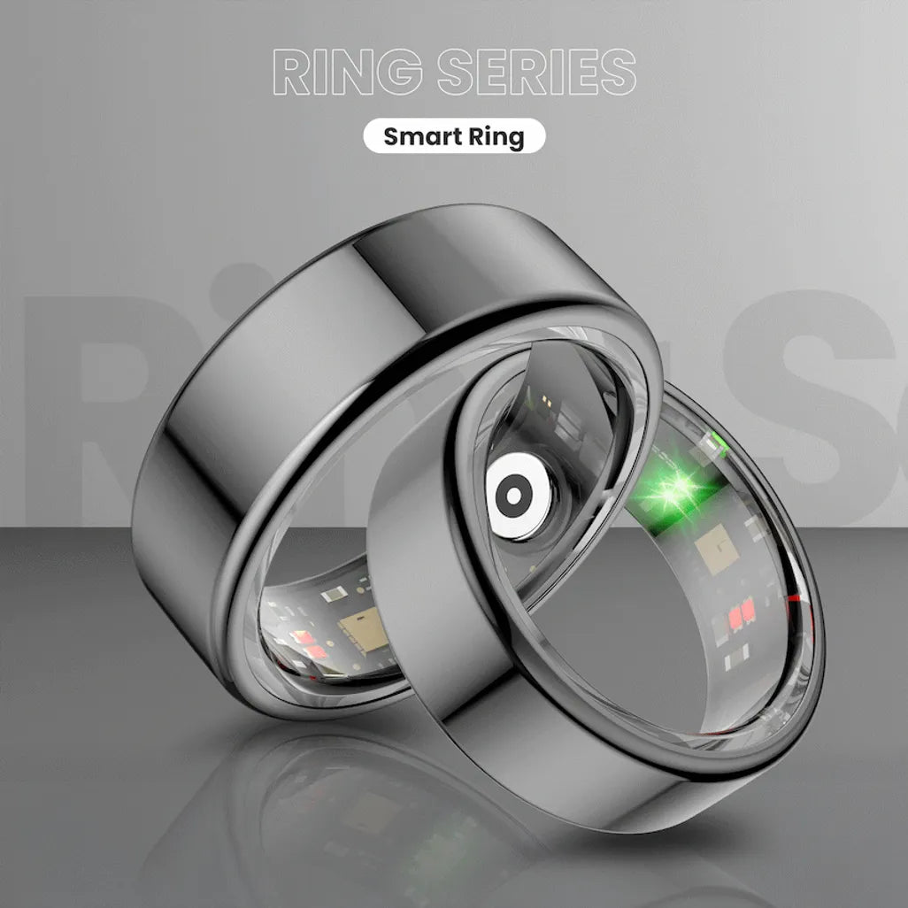Volkano Ring Series Smart Ring with Charging Case - 20mm