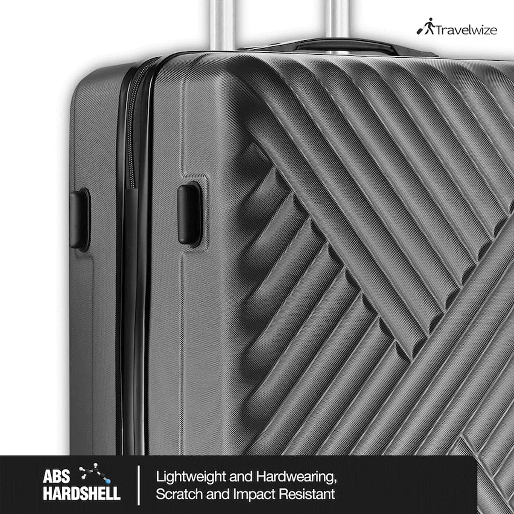 Travelwize Astra ABS 67cm 4-Wheel Spinner Luggage