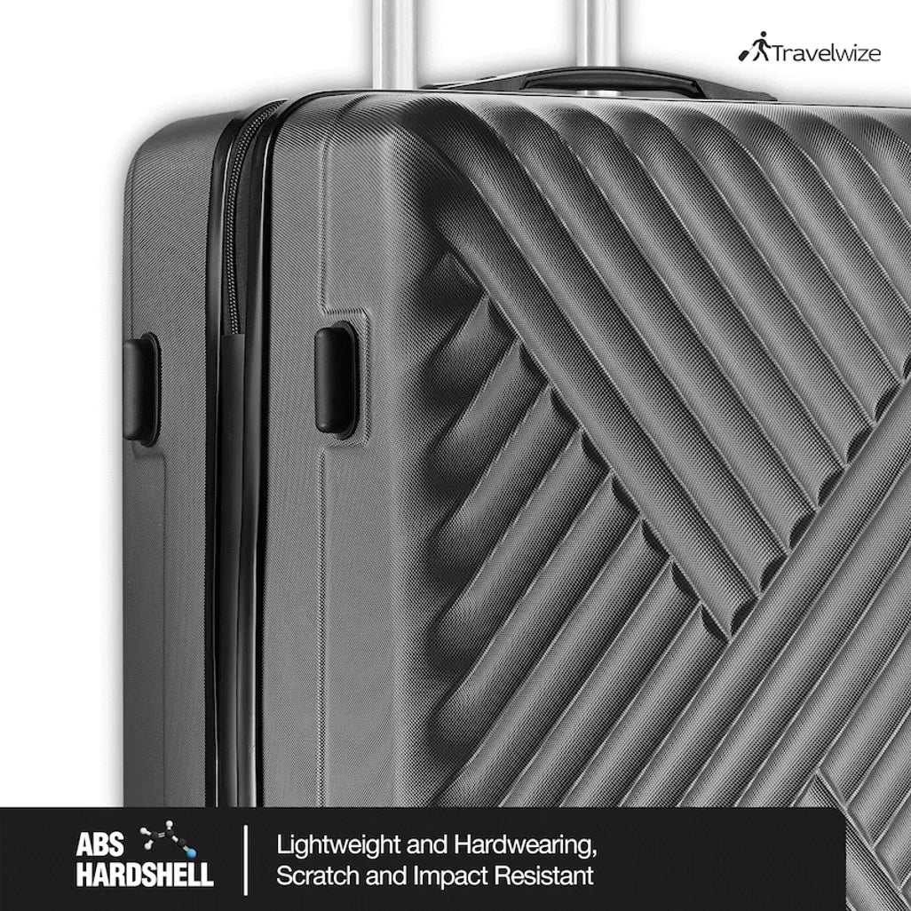 Travelwize Astra ABS 67cm 4-Wheel Spinner Luggage