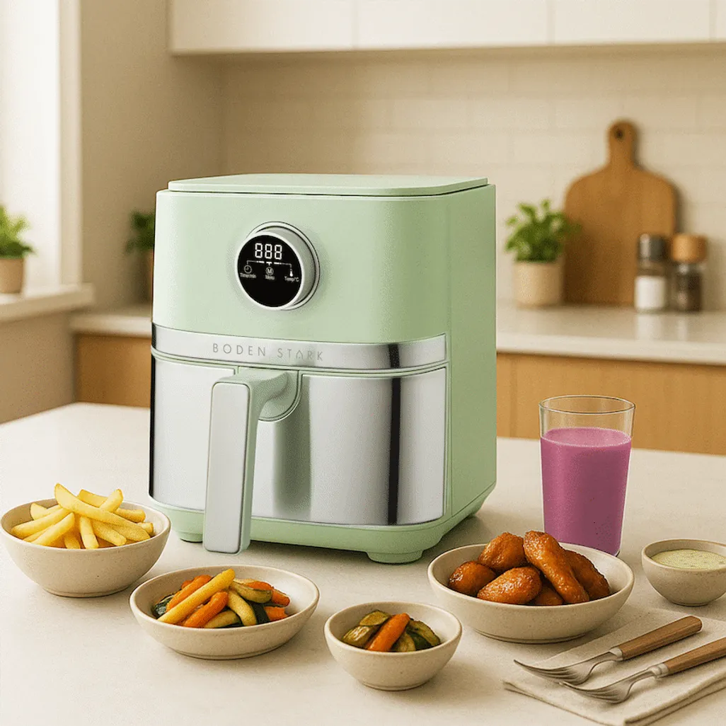 Boden Stark 5.0L Digital Air Fryer Green