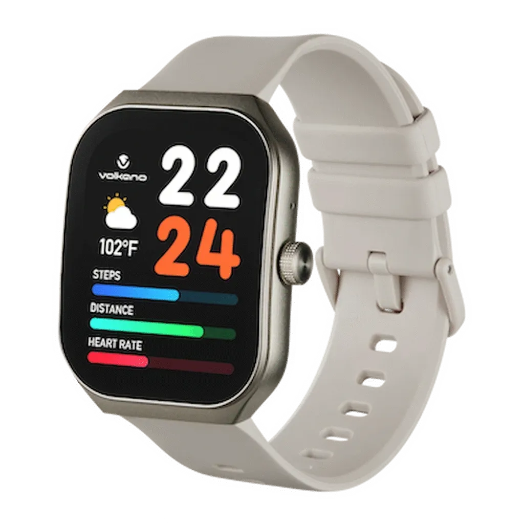 Volkano Spirit Series Smart Watch - Starlight Silver