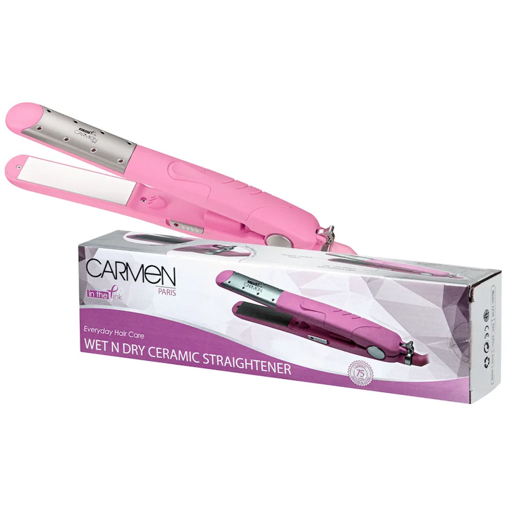 Carmen Pink Wet 'n Dry Straightener