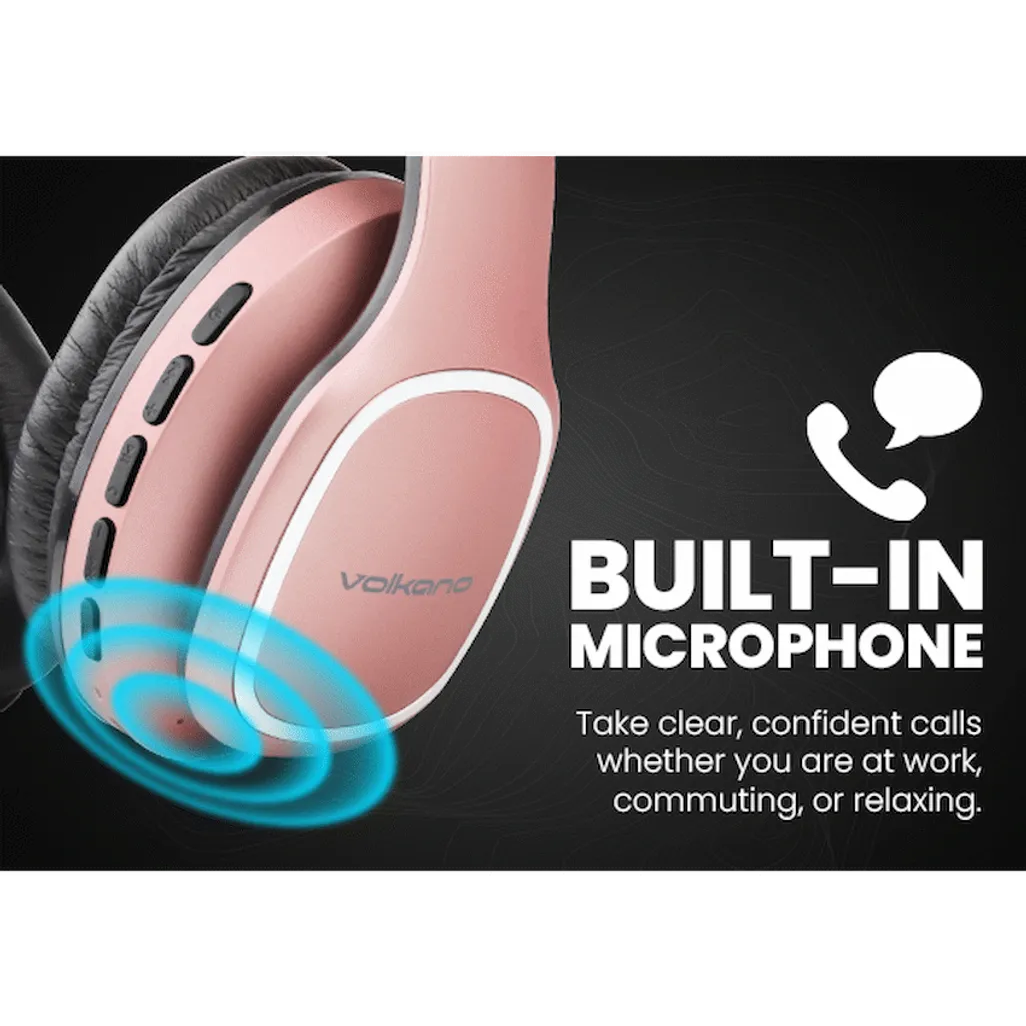 Volkano Phonic Series Bluetooth Full-Size Headphones