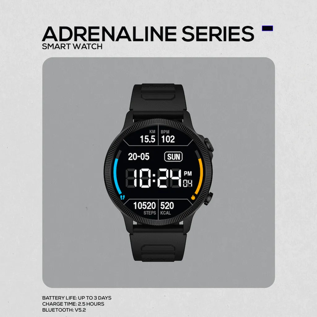 Volkano Active Tech Adrenaline Series GPS Watch with Heart Rate