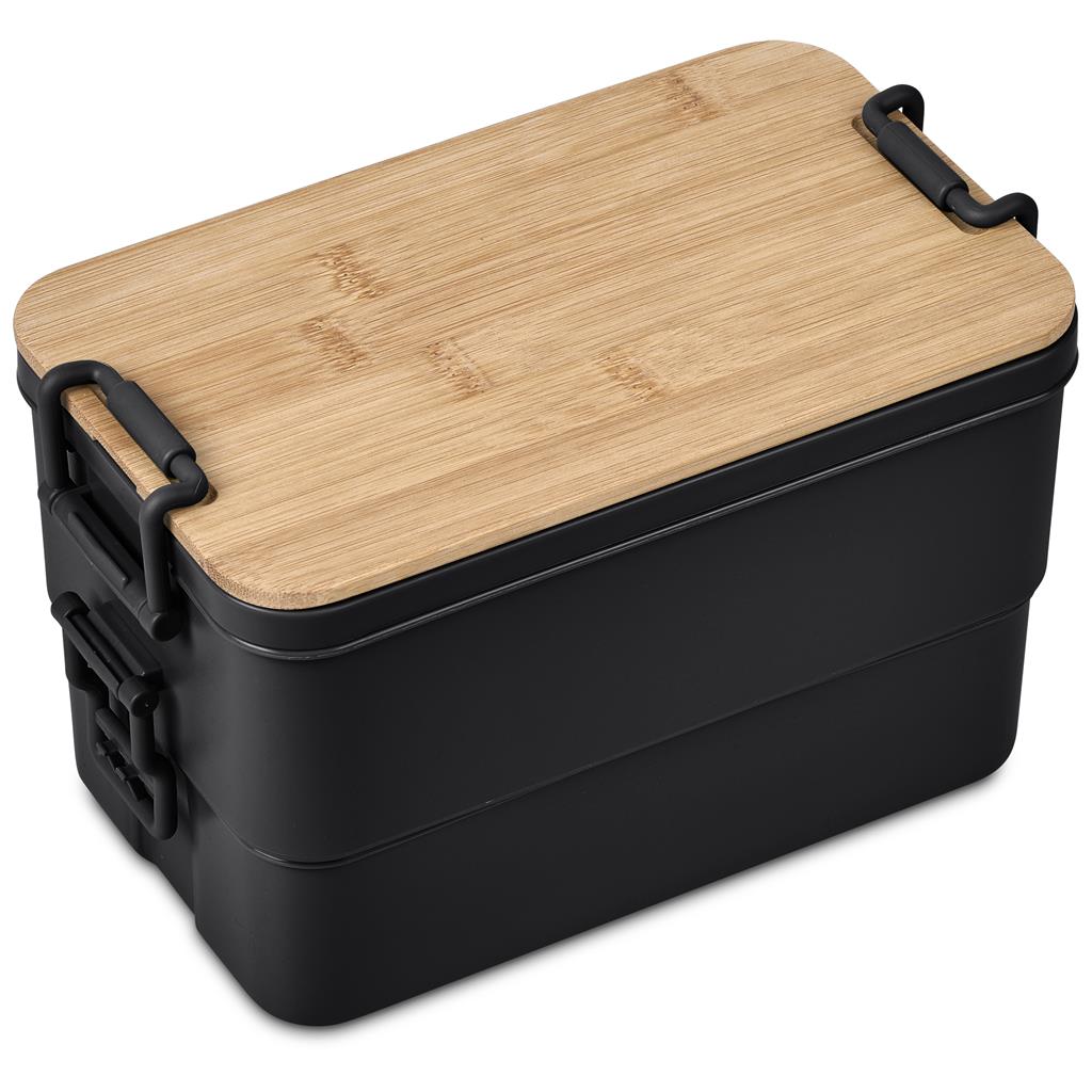 Urban Terrain Lakeside Double Layer Lunch Box & Cutlery Set