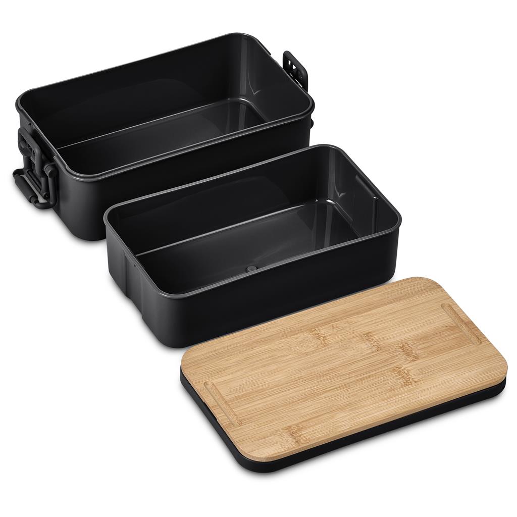 Urban Terrain Lakeside Double Layer Lunch Box & Cutlery Set