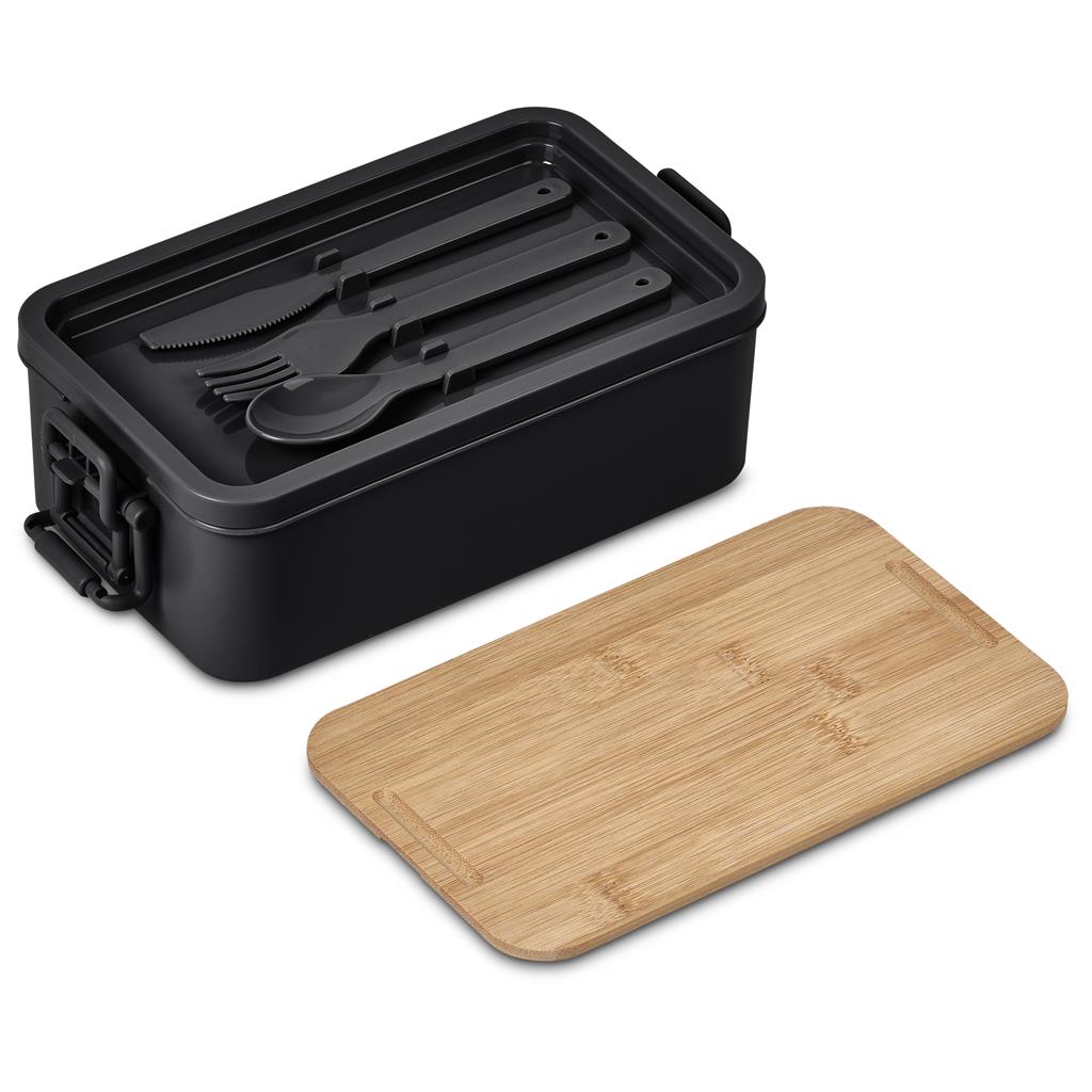 Urban Terrain Lakeside Double Layer Lunch Box & Cutlery Set