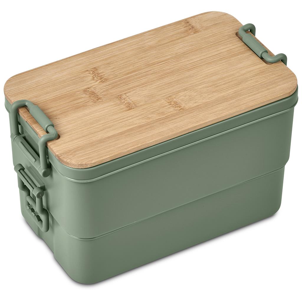 Urban Terrain Lakeside Double Layer Lunch Box & Cutlery Set