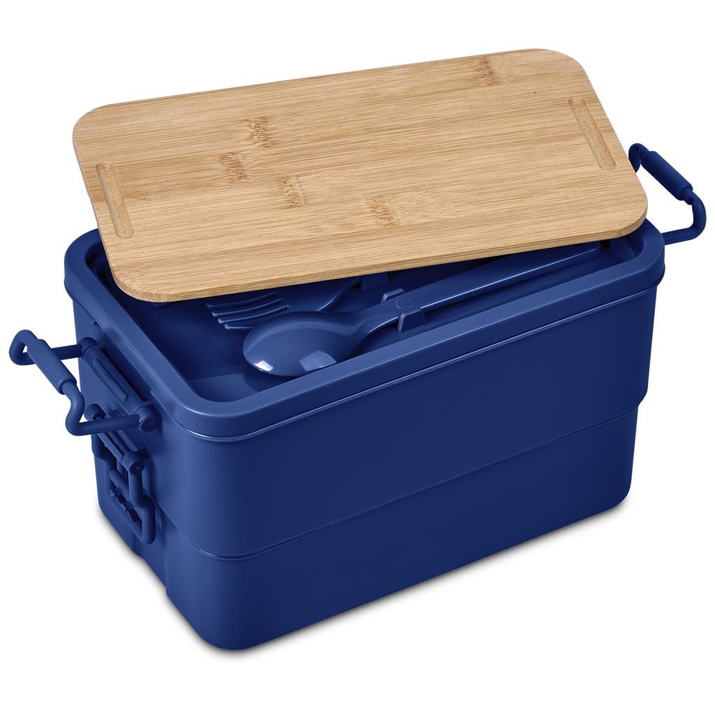 Urban Terrain Lakeside Double Layer Lunch Box & Cutlery Set