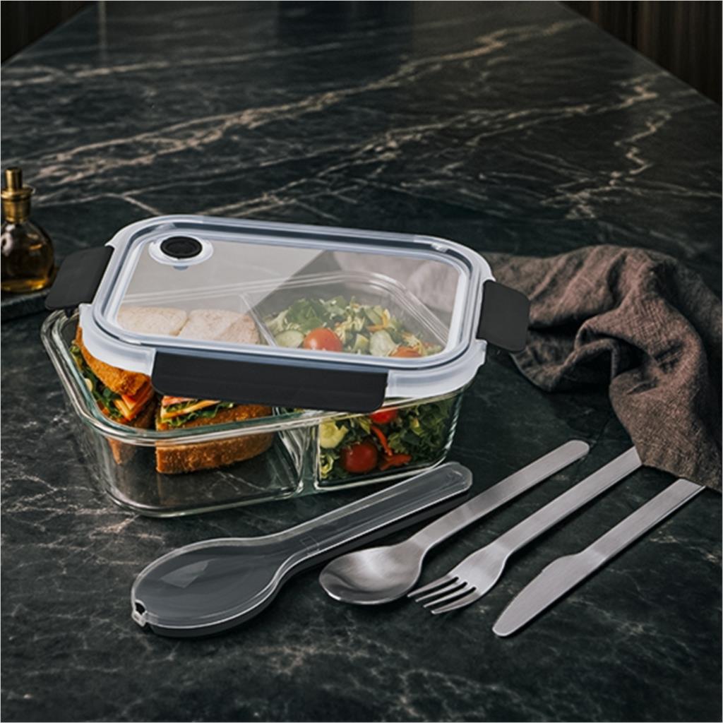 Serendipio Mealmate Lunch Box & Cutlery Set