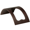 Curved Wooden Wine Bottle Holder