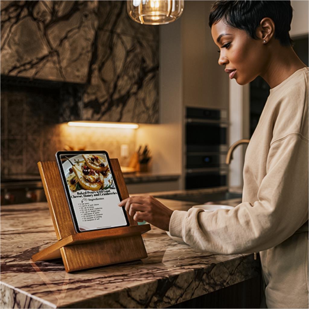 Serendipio Rustic Cookbook Stand
