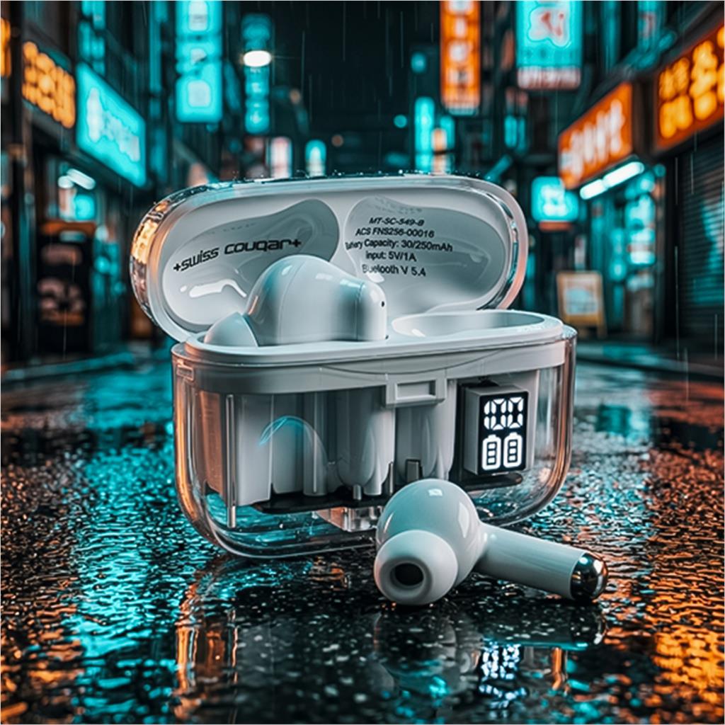 Swiss Cougar Basel Active Noise Cancelling TWS Earbuds