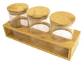 3-Piece Storage Jars & Stand