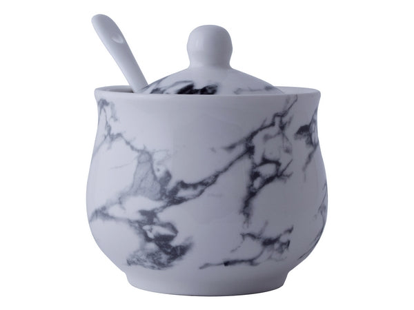 Marble Bamboo Canisters Set