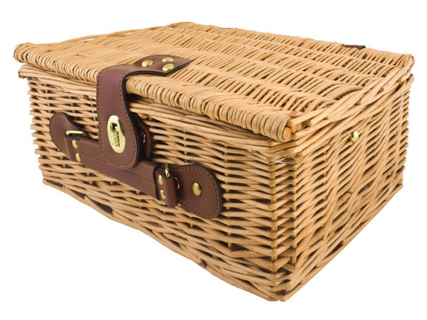 2-Person Rattan Picnic Basket - Small