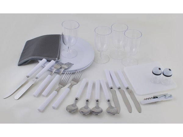 4-Person Picnic Caddy & Cooler